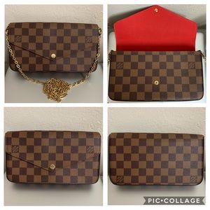 louis vuitton pochette felicie ebene